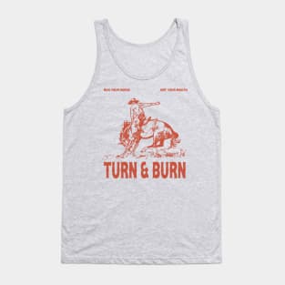 Barrel Racer Shirt, Turn And Burn Barrel Racing Shirt, Horseback Riding Shirt, Love Horse, Equestrian Shirt, Love Barrel Racing, Farmer Tee Tank Top